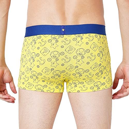 Image of Underjeans Men's Cotton Blend Trunks (UJNPTS050Black)