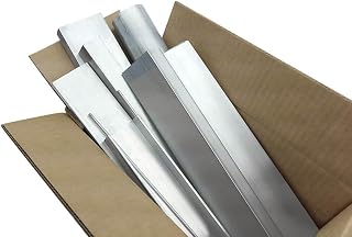 Protobox 20 lb Assorted Aluminum Plates, Sheets, and Rods for Metal Casting, DIY, and Crafts Random Aluminum Pieces for Projects and Metalworking