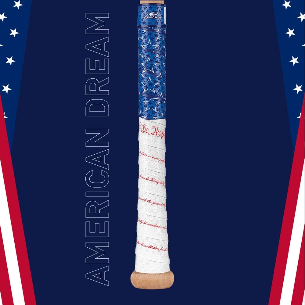 Lizard Skins DSP Ultra American Dream Bat Grip – Special Edition Bat Tape - 0.5mm, 1.1mm, 1.8mm Thickness