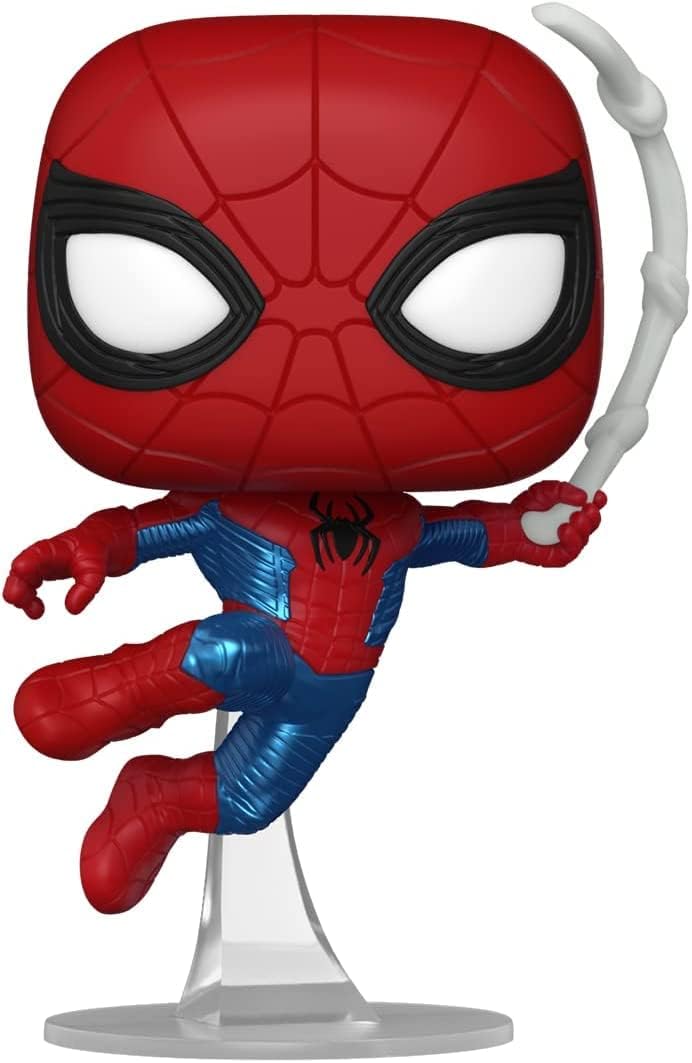 POP! Marvel: Spider-Man: No Way Home Spider-Man Finale Suit #1160 Bundled with Compatible Box Protector Case