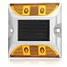 Produktbild Dioche 2-seitiger Reflektierende Straßenmarkierungen, Straßenreflektor Aluminium-Rechteck-Reflektor mit LED, Casting Aluminium Road Stud-Licht-Solarbetriebene Außenleuchte für Pathway Road