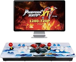 Best brose 5000 Classic Arcade Game Machine 2 Players Pandoras Box 11 1280x720 Full HD Video Game Console with Arcade Joystick Support HDMI VGA Output (Black)