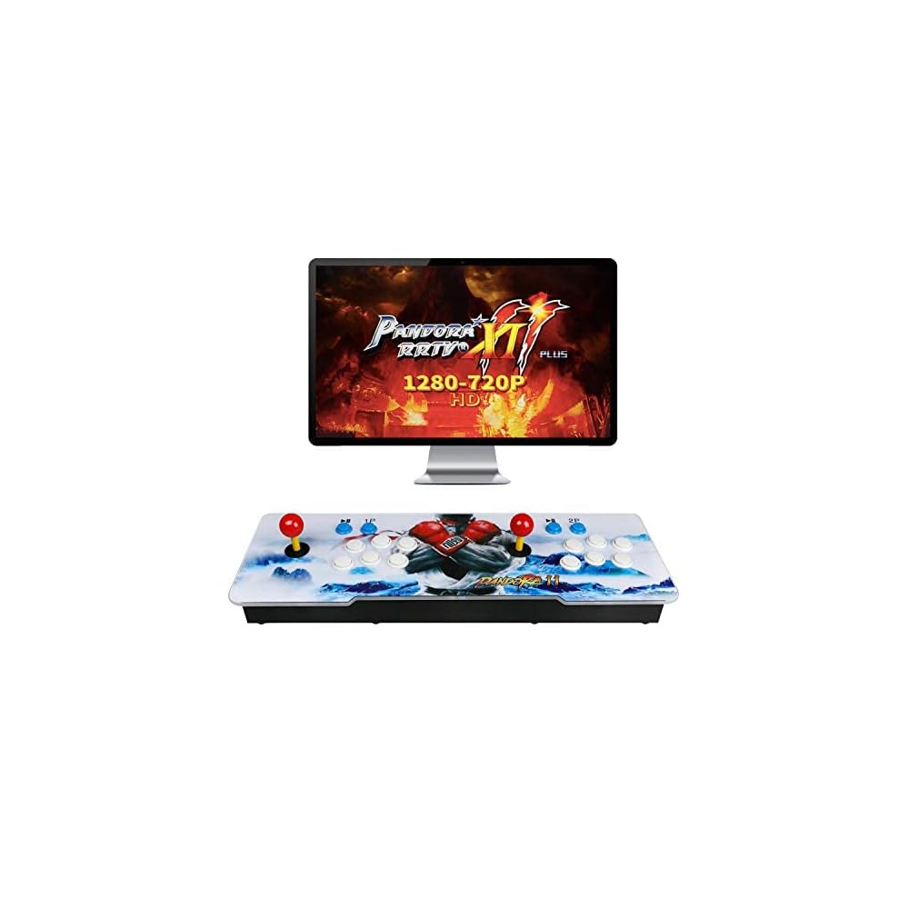 Best brose 30000 Classic Arcade Game Machine 2 Players Pandoras Box 11 1280x720 Full HD Video Game Console with Arcade Joystick Support HDMI VGA Output