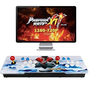 Best brose26800 Classic Arcade Game Machine 2 Players Pandoras Box 11 1280×720 Full HD Video Game Console with Arcade Joystick Support HDMI VGA Output (Black)