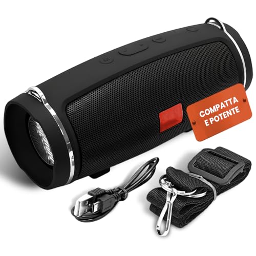 tempo di saldi Altavoz Bluetooth Impermeable Mini Altavoz estéreo con Manos Libres y micrófono