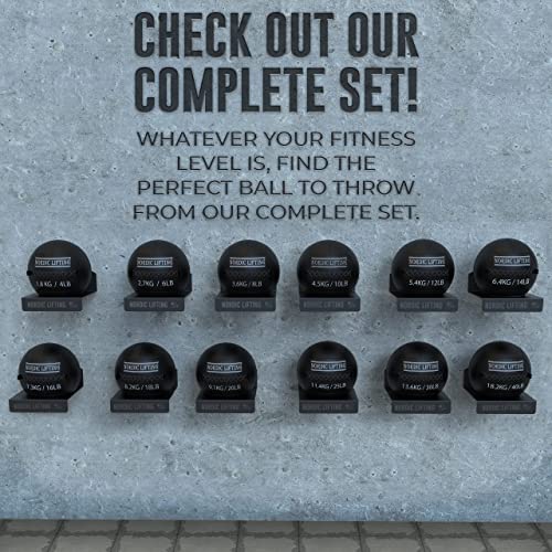 Nordic Lifting Wall Ball For Crossfit & Fitness - Medicine Ball For Gym And Strength Training 6 Lb #TOP5