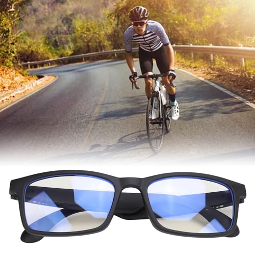 Smart Glasses, Bluetooth 5.3 Glasses with Blue Light Filter, Built in Mic, Touch Voice Assistant, Music Glasses for Outdoor Cycling, Driving - Image 5