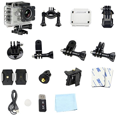 SJCam SJ5000 (versión española)- Videocámara deportiva (LCD 1.5'', 1080p 30 fps, sumergible hasta 30 m)