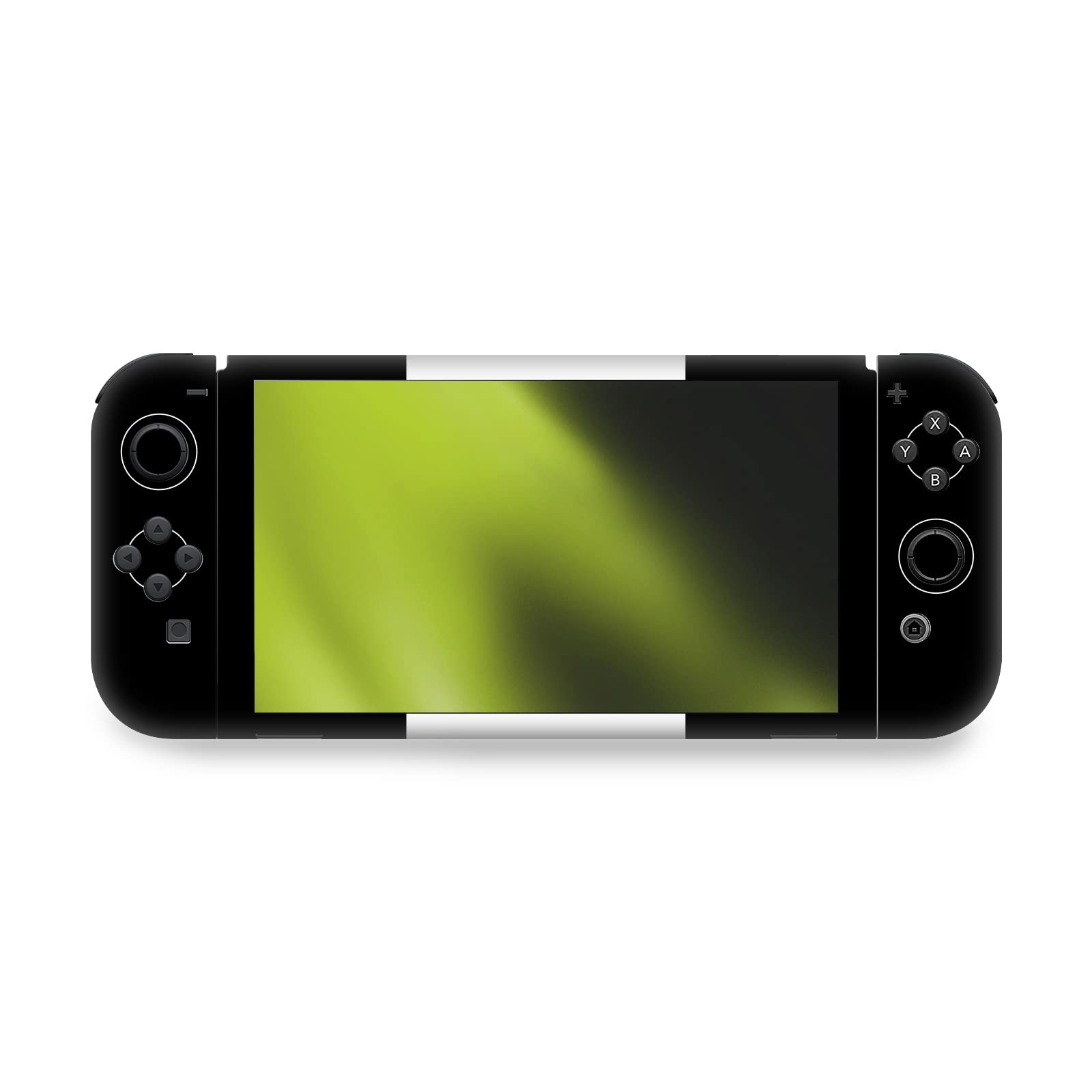 Head Case Designs Licenza Ufficiale Juventus Football Club Strisce Nere Arte Vinile Sticker Gaming Pelle Adesivo Compatibile con Nintendo Switch OLED Bundle
