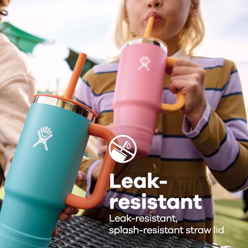Hydro Flask Kids Tumbler for School - Stainless Steel and Insulated with Straw Cap - 24 Oz in Anemone Purple - image 4