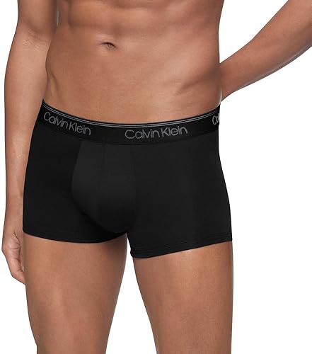 Miniatura 2 de Calvin Klein ropa interior de microfibra elástica para hombre, paquete de 3