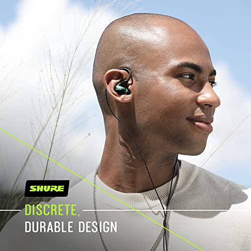 Shure Se846 Pro Gen 2 Wired Sound Isolating Earphones, Secure In-Ear Earbuds, High-End Professional Sound, Hi-Def Four Drivers, Upgraded Sound Filters, Durable Quality, Customizable Frequency - Clear #TOP5