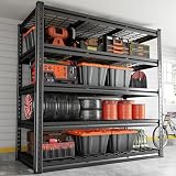 REIBII 48‘’W Garage Shelving,Adjustable Reinforcing Wire Mesh for Basement