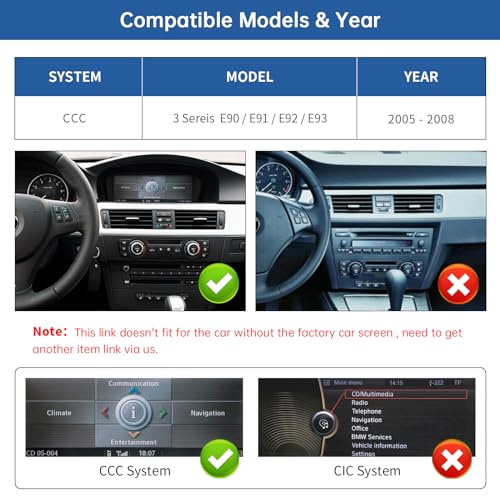Pantalla Ultra Estrecha Road Top 12.3" CarPlay para BMW 3 Series CCC miniatura 2