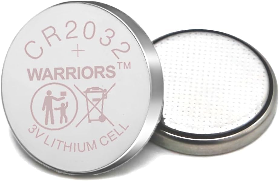 Warriors 5X CR2032 Batteries, 3V 240mAh Lithium Coin Batteries - View 7