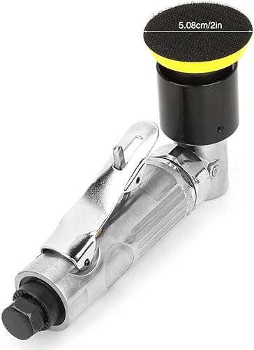 Miniatura 3 de Lijadora de aire orbital aleatoria de 2 pulgadas para trabajo de carrocería auto, pulidora neumática de 20000rpm herramienta de pulido 4.0cfm 90psi