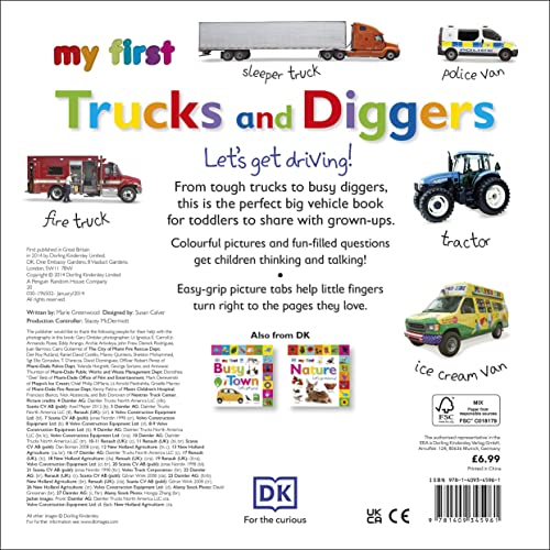 My First Trucks and Diggers Let's Get Driving