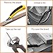 Sunxeke 3Pcs Heavy Duty Upholstery and Construction Staple Remover with Tack Puller Tool, Nail Puller, Carpet Remover, for Removing All Kinds of Staples