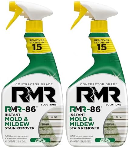 RMR-86 Instant Mold and Mildew Stain Remover Spray - Scrub Free Formula, 2 Pack - 32 oz