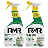 RMR-86 Instant Mold and Mildew Stain Remover Spray - Scrub Free Formula, 2 Pack - 32 oz