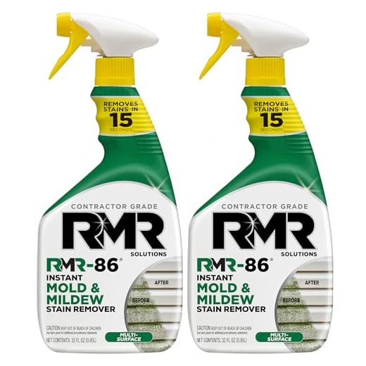 RMR-86 Instant Mold and Mildew Stain Remover Spray - Scrub Free Formula, 2 Pack - 32 oz