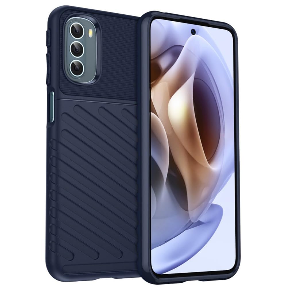 amazon basics Shockproof Mobile Cover for Motorola Moto G31 4G / G41 4G (360 Degree Protection | Protective Design | Anti-Scratch Tough Slim TPU Case), Blue (B0D1MLN184) Amazon Price History, Amazon Price Tracker