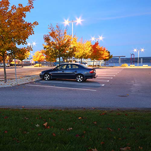 Szgmjia 150W Parking Lot Lighting, 22,500 Lumen Super Bright 5000K Daylight White Replaces 600W Halide Led Street Lights Shoebox Pole Lights With Photocell For Stadium Parking Lot Roadways #TOP6