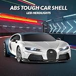 MIEBELY Remote Control Car - 1/24 Scale Fast Rc Race Car, Bugatti Chiron 3.7V 500 mAh Toys with Headlight, Racing Hobby Model Birthday Ideal Gifts for Adults Kids Boys Age 6 7 8 9 10 Year Old - Image 2