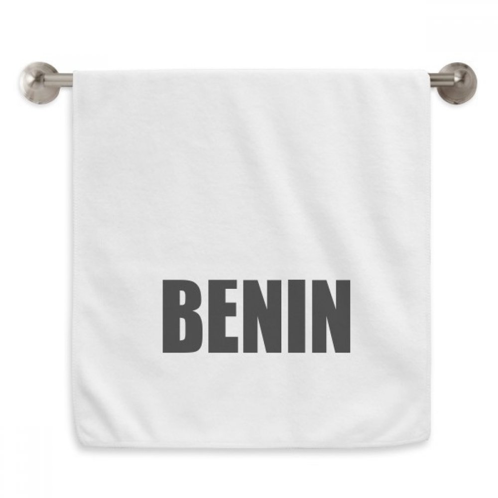 Serviettes débarbouillettes Bénin Diadème blanc 13x29 pouces