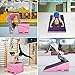 Matladin Gymnastics Mat, Folding Tumbling Wedge for Kids - Purple & Pink, 32.7 in x 23.6 in