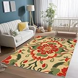 Dimensioni ideali e pratiche: con le sue pratiche dimensioni di 80 x 150 cm, questo tappeto è perfetto per spazi di medie dimensioni come il soggiorno, la camera da letto o la sala da pranzo. Offre una copertura ideale senza occupare spazio, integrandosi perfettamente nei tuoi interni