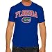 Campus Colors Florida Gators Adult Arch & Logo Soft Style Gameday T-Shirt - Royal, X-Large