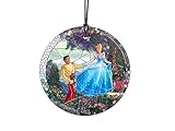 Trend Setters Disney Cinderella Stained Glass Effect Starfire Prints Hanging Glass