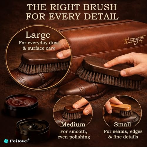 16-in-1 Leather Shoe Polish Kit