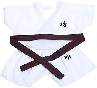 Karate w/5 Color Belts Outfit Teddy Bear Clothes Fit 14
