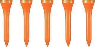 Wooden Golf Tees 3-1/4", 2-3/4", 1-1/2" Available,100 Count (Natural Color, White, Black, Blue, Red, Pink)