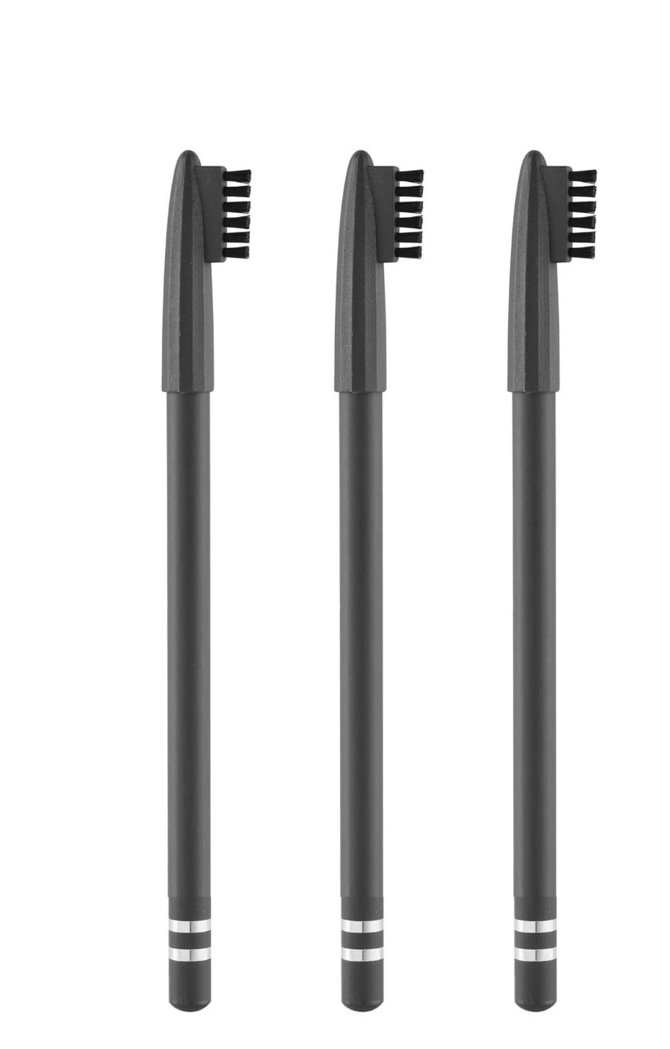 Professional Eyebrow Pencil Set, 3 Pack, Natural Looking, for Eye Make-Up (Grey)-image-13