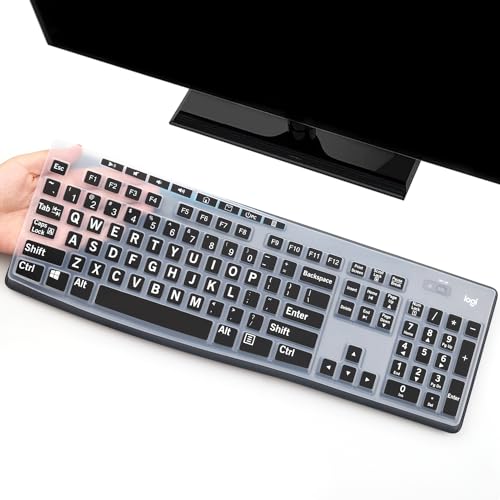 Keyboard Cover Skin Protector with Large Letters Fit...