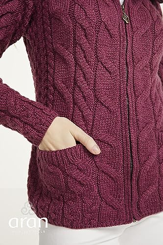 Image of Zippered Wool Sweater by Aran Woollen Mills
