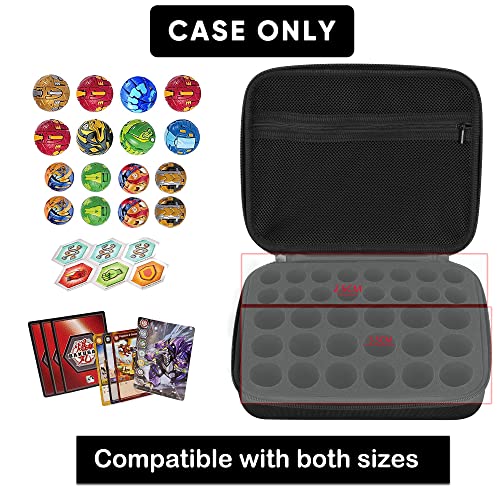 Minahao Toy Storage Box Compatible with Bakugan Battle Planet,BakuCores,Armored Alliance,Geogan Rising,Sponge is Pre-Slotted in Two Sizes,Compatible with Different Bakugan Toys(CASE ONLY) by Minahao - Image 2