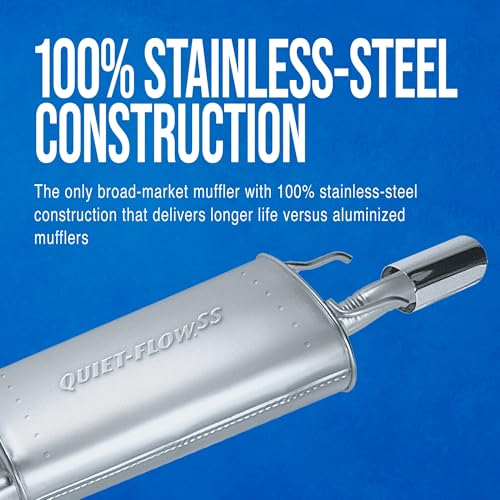 Walker Quiet-Flow SS 21920 Direct Fit Exhaust Muffler 1.75" Outlet (OD) for GMC Sierra 1500 by Walker - Image 5
