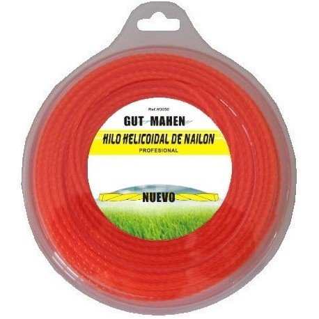 Helical brush cutter wire 3.3 mm x 15 mt