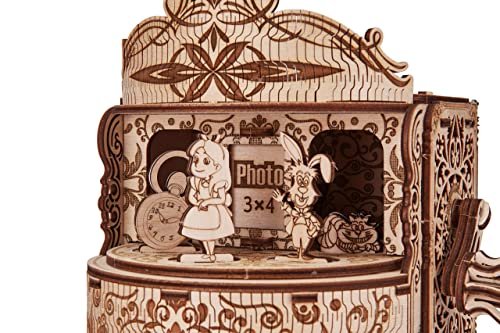 Wood Trick Fairy Theater Happy Birthday Wooden Music Box Kit - W/Fairy Characters - Hand Crank - 3D Wooden Puzzle For Adults And Kids To Build - Diy #TOP6