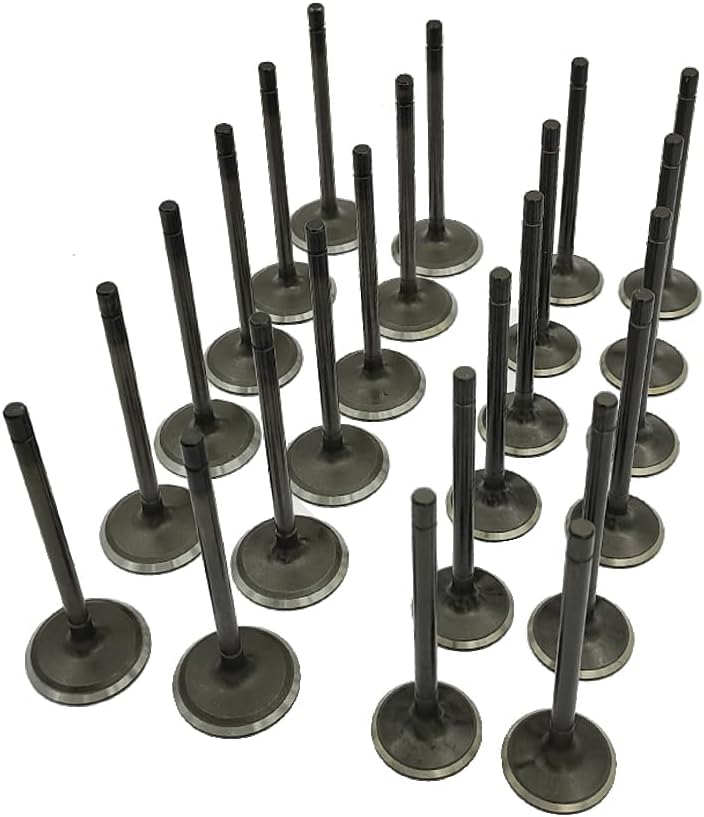 24Pcs Engine Intake & Exhaust Valves Fit for Chevy Camaro Malibu Traverse GMC Acadia for Cadillac CTS SRX for Pontiac G6 G8 3.6L 2004-2011, Replace 12610931 12621548