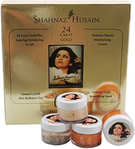 Shahnaz Husain 24 Carat Gold Skin Radiance Kit 40 g (Set of 4)