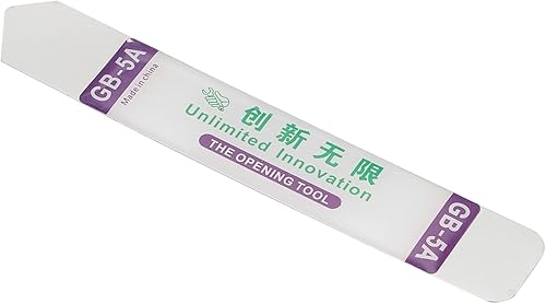 Miniatura 4 de HARFINGTON Juego de 3 piezas de herramientas de palanca de metal de acero inoxidable, plano, suave, delgado, juego de barra de palanca de apertura