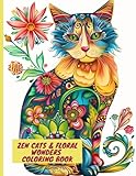 Photo Gallery zen cats & floral wonders coloring book Photo Gallery zen cats & floral wonders coloring book