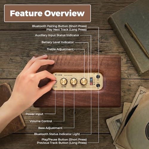 Haut-parleur Bluetooth longue autonomie Konex pour écouter la musique partout - 2
