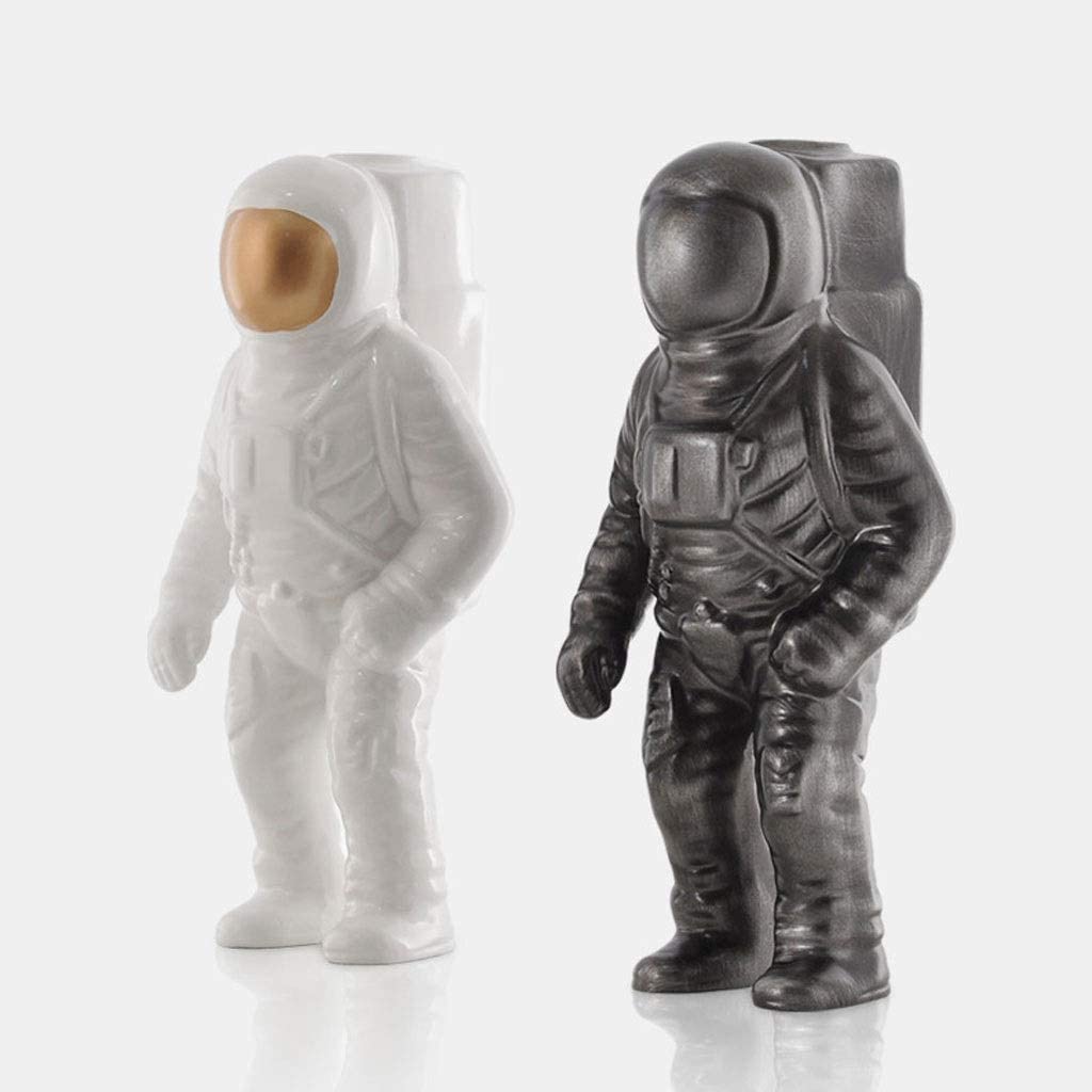 Adornos Escritorio Escultura Astronauta Nórdico Resina Hogar Oficina Cosmonauta Personaje Estatua Decoración Figura Figuritas Artesanías Decoración(A)