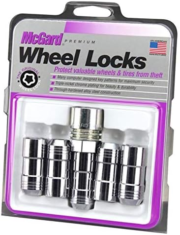 MCGARD 24157 Chrome Cone Seat Wheel Locks (M12 x 1.5 Thread Size) - 4 ...